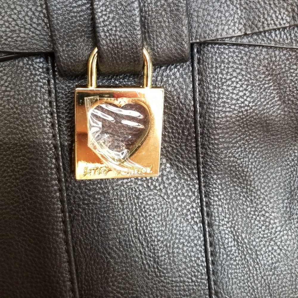 Betsey Johnson black tote bag